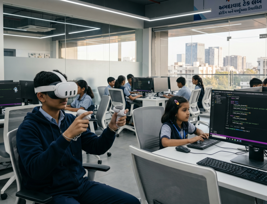 ગુજરાત એજ્યુકેશન મોડલ 2.0: રાજ્યની શાળાઓમાં હવે ‘AI’ ભણાવવા માટે 500 કરોડનું બજેટ ફાળવાયું!