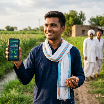 સ્માર્ટફોન અને સપના: કેવી રીતે ગુજરાતના એક નાના ગામના યુવાને AI દ્વારા બદલી નાખ્યું 500 ખેડૂતોનું નસીબ?