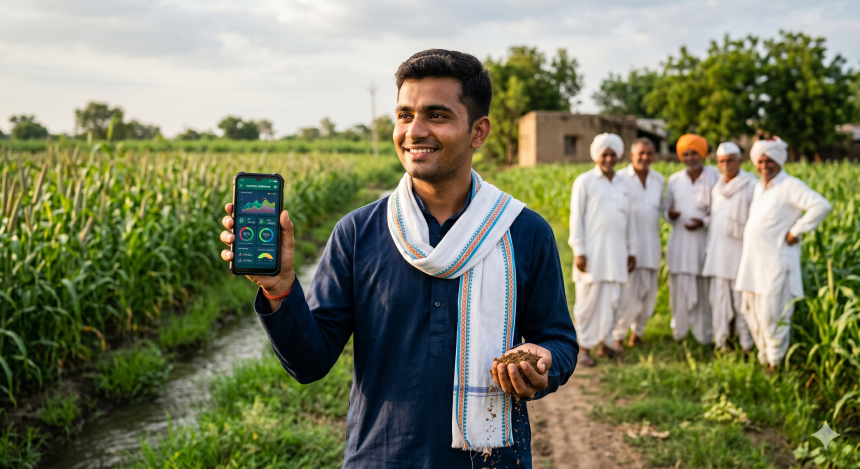 સ્માર્ટફોન અને સપના: કેવી રીતે ગુજરાતના એક નાના ગામના યુવાને AI દ્વારા બદલી નાખ્યું 500 ખેડૂતોનું નસીબ?